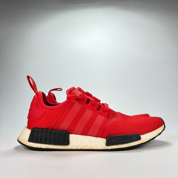 Adidas NMD R1 Red Boost Low Top BB1970 Lace Up Running Shoes Men's Size 13 - Picture 1 of 10